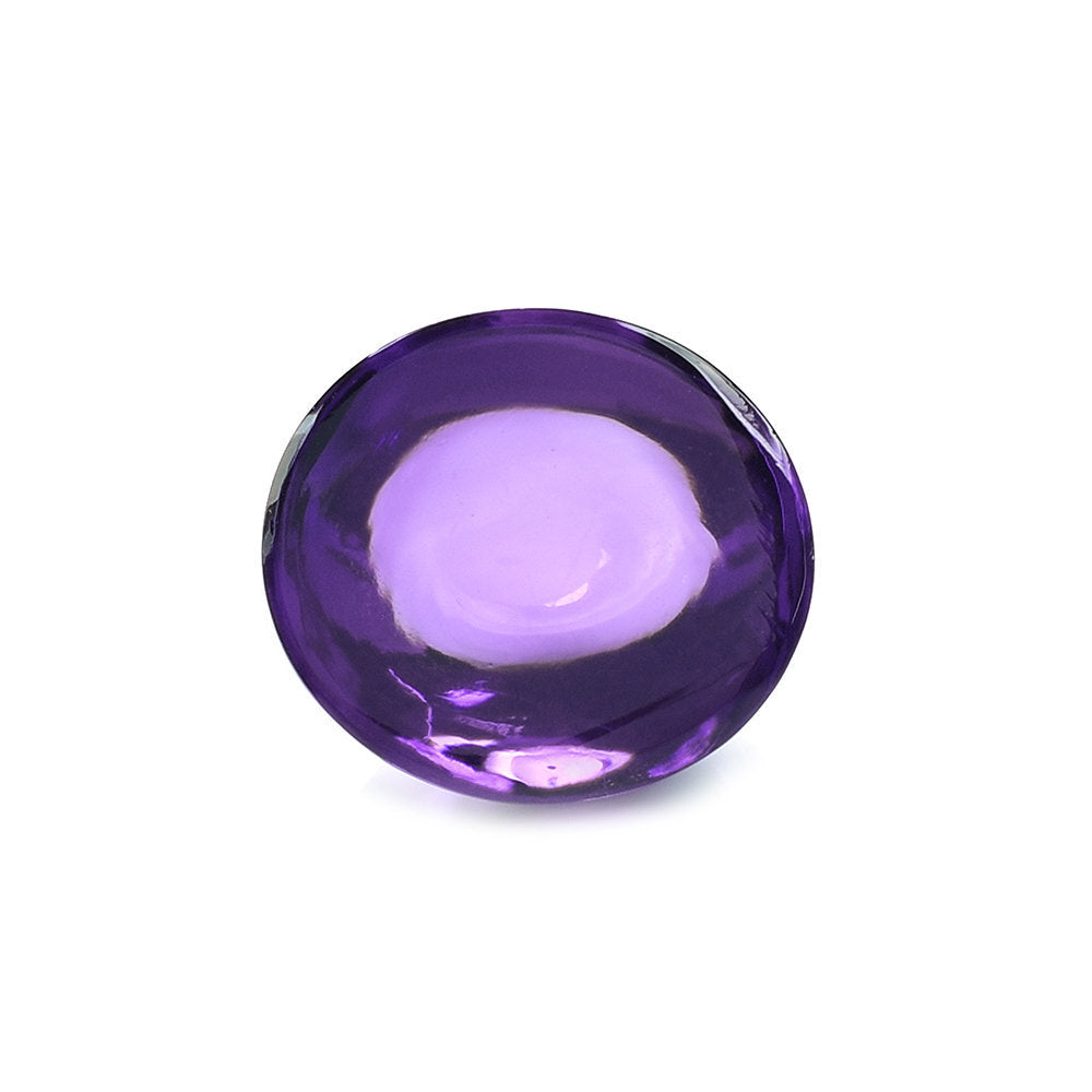 BRAZIL AMETHYST PLAIN CAB OVAL (DARK\CLEAN) 18.00X16.00 MM 18.89 Cts.