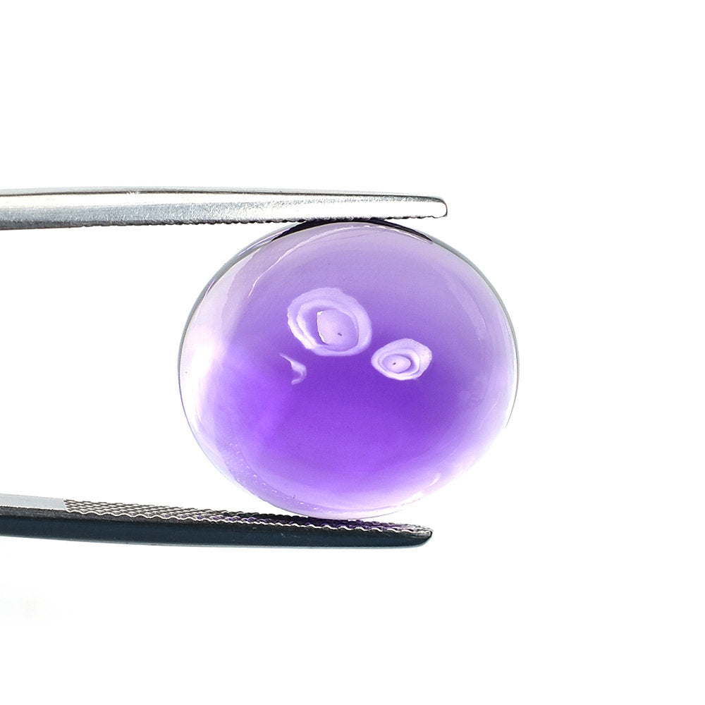 BRAZIL AMETHYST PLAIN CAB OVAL (DARK\CLEAN) 18.00X16.00 MM 18.89 Cts.