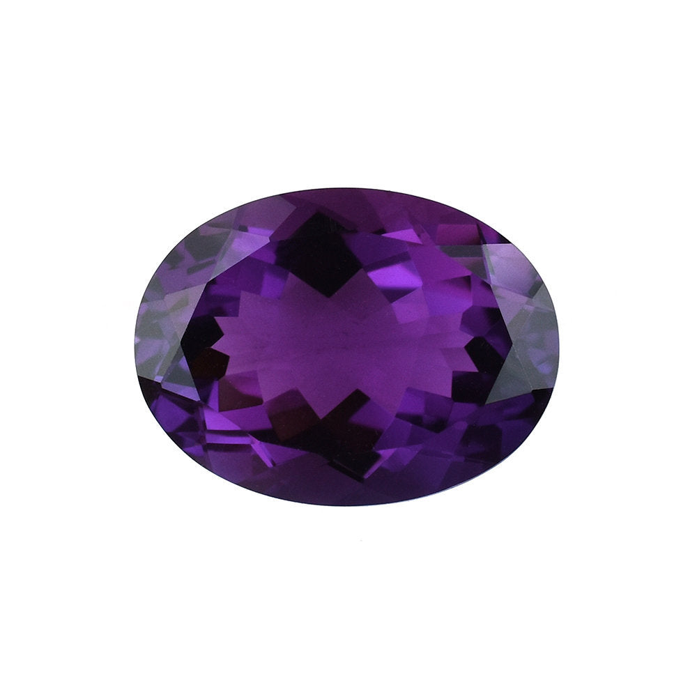 AMETHYST BRAZIL CUT (DARK/CLEAN) OVAL 16.00X12.00 MM 8.07 Cts.