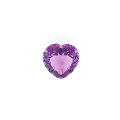 AMETHYST BRAZIL CONCAVE CUT EYECLEAN HEART (LIGHT/) 16.00X12.00 MM 13.04 Cts.