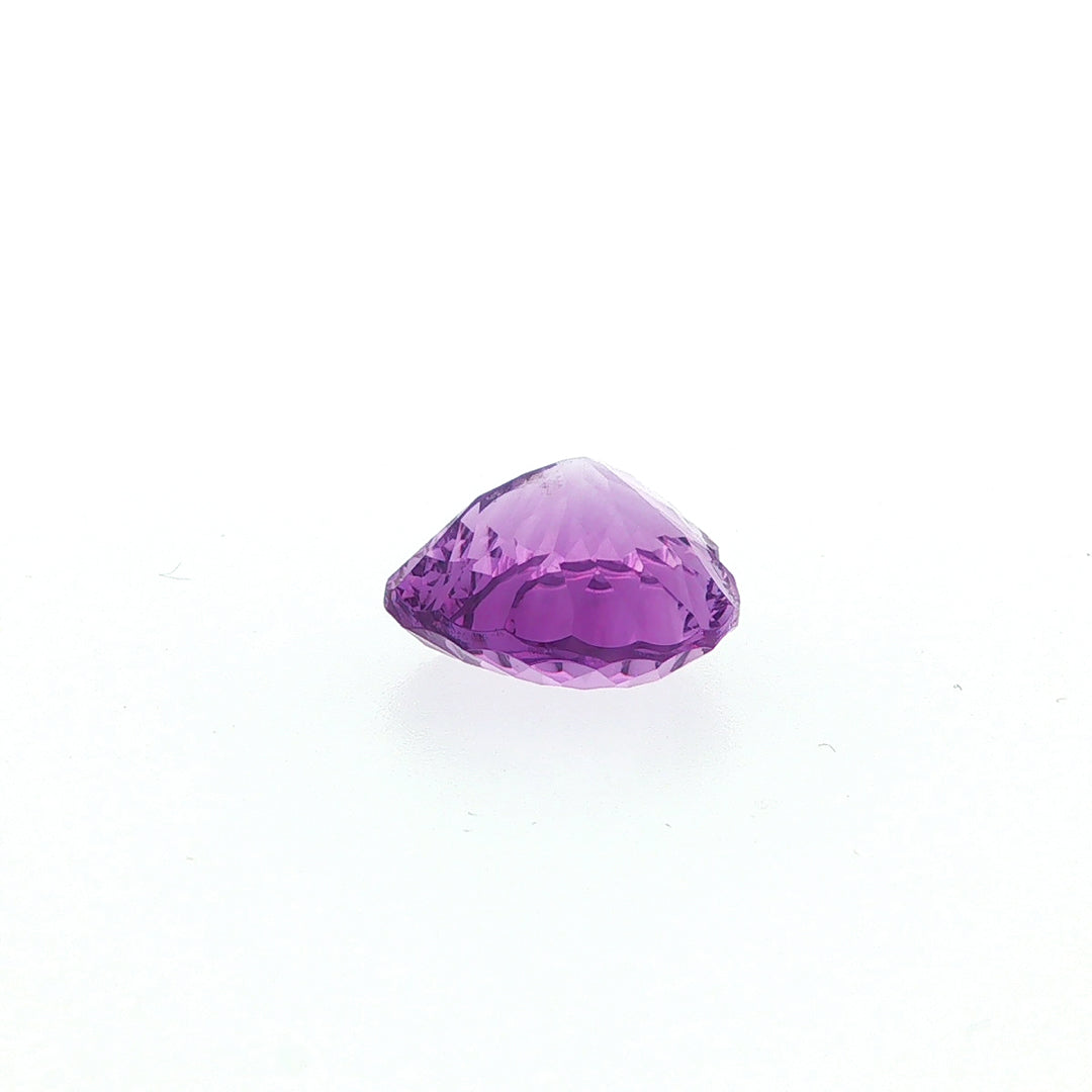 AMETHYST BRAZIL CONCAVE CUT EYECLEAN HEART (LIGHT/) 16.00X12.00 MM 13.04 Cts.