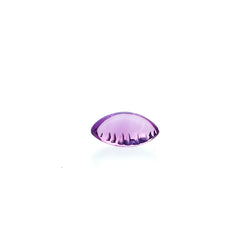 AMETHYST BRAZIL FLAT BUFFTOP EVIL EYE CLEAN OVAL (DARK/) 20.00X15.00 MM 14.3 Cts