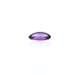 AMETHYST BRAZIL BUFF TOP CROSS CONCAVE BACK EYECLEAN MARQUISE (DARK/) 20.00X12.00 MM 11.33 Cts.