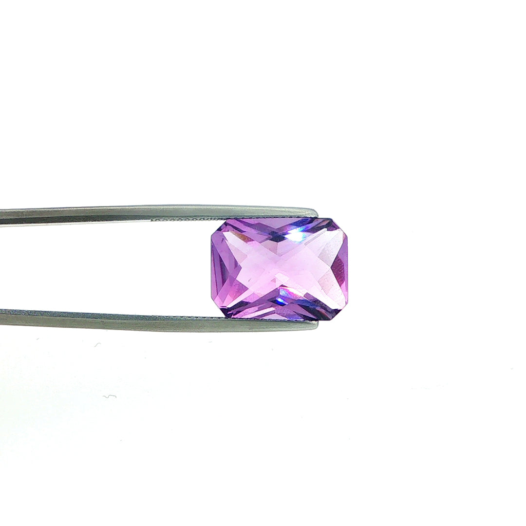 AMETHYST BRAZIL CHECKER CUT  EYECLEAN OCTAGON (N/A) 16.00X12.00 MM 10.21 Cts.