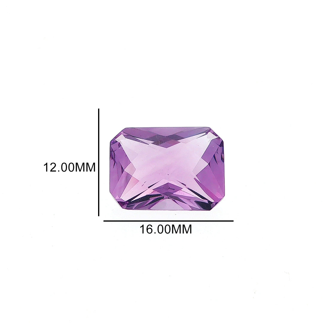 AMETHYST BRAZIL CHECKER CUT  EYECLEAN OCTAGON (N/A) 16.00X12.00 MM 10.21 Cts.