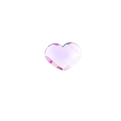 AMETHYST BRAZIL CHECKER CUT BRIOLETE EYECLEAN HEART (DARK/) 17.50X13.50 MM 07.99 Cts.