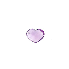 AMETHYST BRAZIL CHECKER CUT BRIOLETE EYECLEAN HEART (DARK/) 17.50X13.50 MM 08.38 Cts.