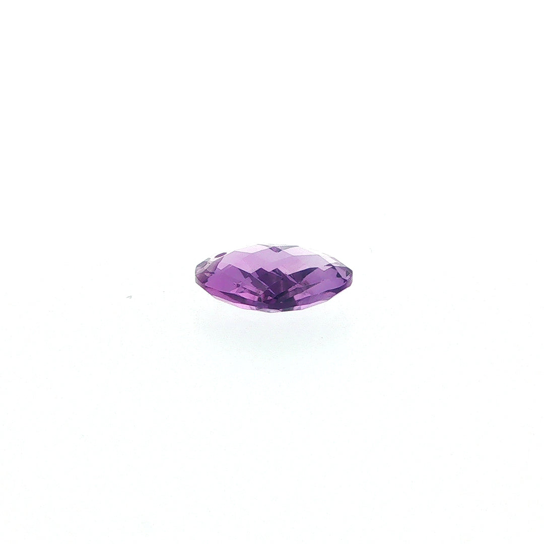 AMETHYST BRAZIL CHECKER CUT BRIOLETE EYECLEAN HEART (DARK/) 17.50X13.50 MM 08.38 Cts.