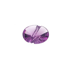 AMETHYST BRAZIL FLAT BUFFTOP EVIL EYE CLEAN OVAL (DARK/) 20.00X15.00 MM 11.76 Cts