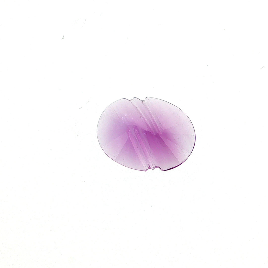 AMETHYST BRAZIL FLAT BUFFTOP EVIL EYE CLEAN OVAL (DARK/) 20.00X15.00 MM 11.76 Cts