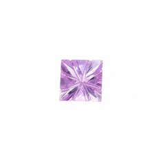 AMETHYST BRAZIL CHECKER PRINCESS BACK LAZER EYE CLEAN SQUARE (MEDIUM/) 10.00X10.00 MM 4.00Cts.