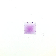 AMETHYST BRAZIL CHECKER PRINCESS BACK LAZER EYE CLEAN SQUARE (MEDIUM/) 10.00X10.00 MM 4.00Cts.