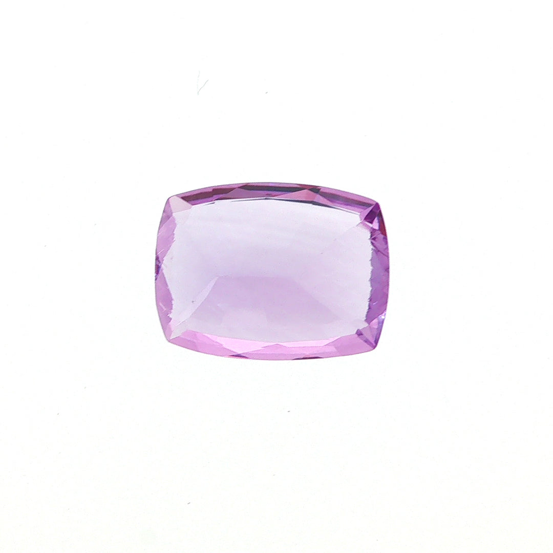 AMETHYST BRAZIL STEP CUT WITH CURVED SIDE EYECLEAN CUSHION (MEDIUM/) 16.00X12.00 MM 9.62 Cts