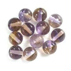 AMETRINE PLAIN ROUND BALLS (FULL DRILL 1.50MM) (SI) 10MM 7.03 Cts.