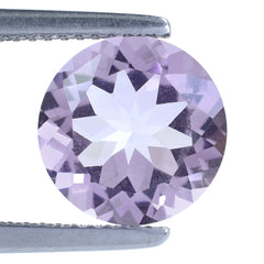 AMETHYST PINK ROUND CUT (AA/CLEAN) 10.00X10.00 MM 3.33 Cts
