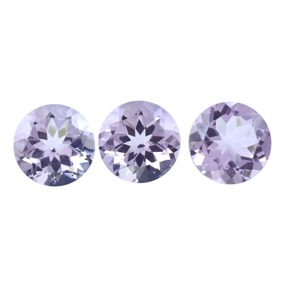 AMETHYST PINK ROUND CUT (AA/CLEAN) 10.00X10.00 MM 3.33 Cts