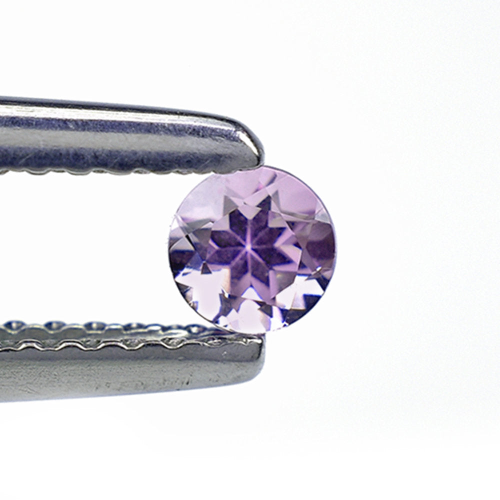 PINK AMETHYST CUT ROUND (A\CLEAN) 3.50X3.50 MM 0.17 Cts.