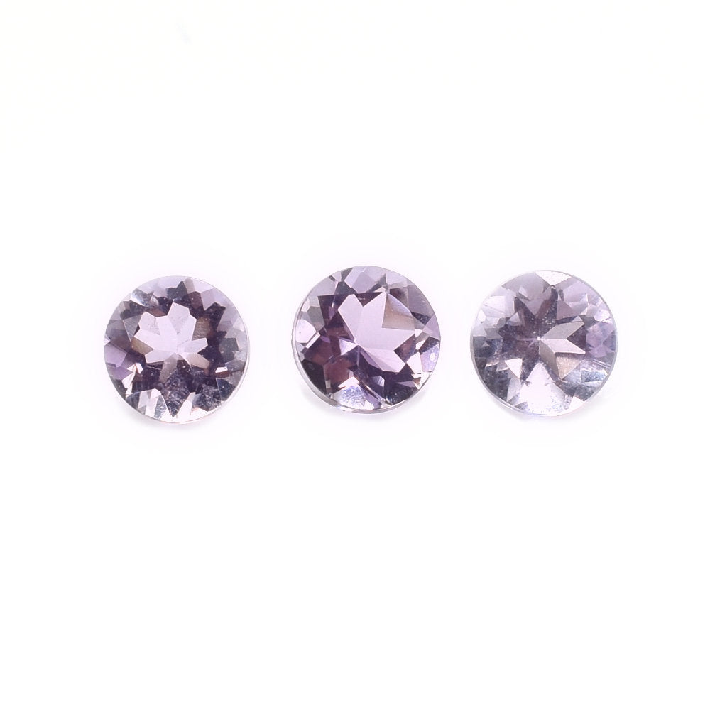 AMETHYST PINK CUT ROUND (A/) 3.00X3.00 MM 0.11 Cts.
