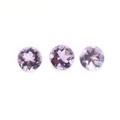 AMETHYST PINK CUT ROUND (A/) 3.00X3.00 MM 0.11 Cts.