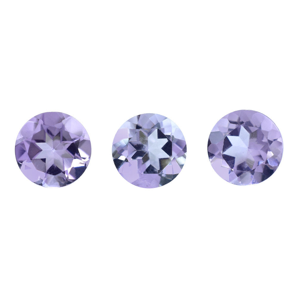 AMETHYST PINK ROUND CUT (A/CLEAN) 5.00X5.00 MM 4.46 Cts