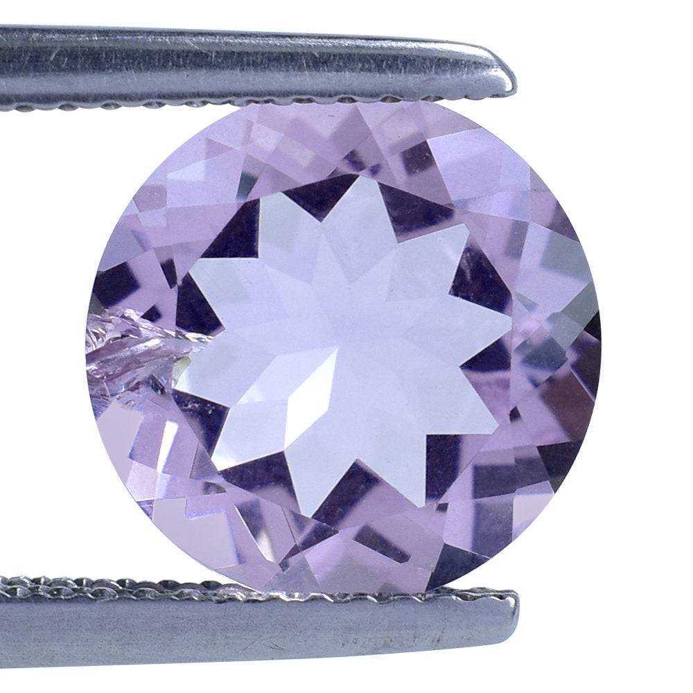 AMETHYST PINK ROUND CUT (A/CLEAN) 10.50X10.50 MM 3.27 Cts