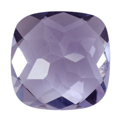 AMETHYST PINK CUSHION CHECKER CUT (AA/CLEAN) 10.00X10.00 MM 3.79 Cts