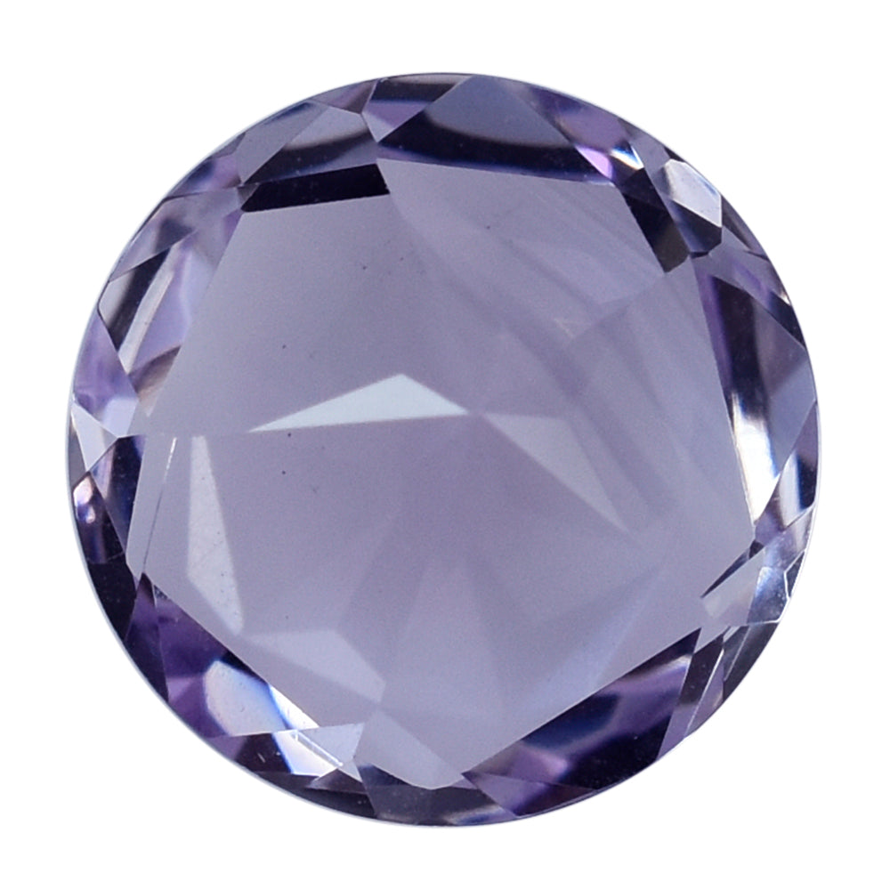 PINK AMETHYST PENTAGON CUT TABLE WITH STAR CUT BACK ROUND (AA\CLEAN) 12.00X12.00 MM 5.87 Cts.