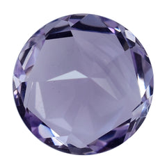 PINK AMETHYST PENTAGON CUT TABLE WITH STAR CUT BACK ROUND (AA\CLEAN) 12.00X12.00 MM 5.87 Cts.