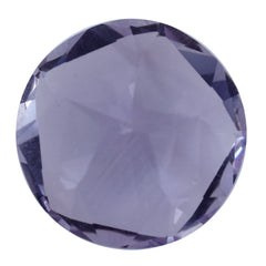 PINK AMETHYST PENTAGON CUT TABLE WITH STAR CUT BACK ROUND (AA\CLEAN) 15.00X15.00 MM 11.45 Cts.