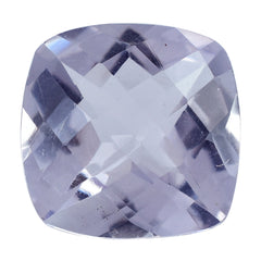 AMETHYST PINK CUSHION CHECKER CUT (AA/CLEAN) 12.00X12.00 MM 6.02 Cts
