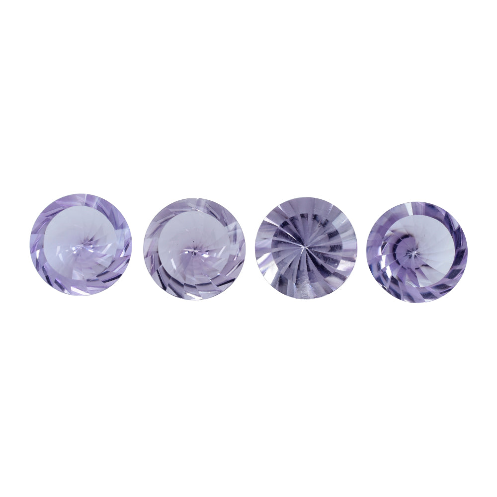 PINK AMETHYST CHACKRA CUT ROUND (AA\CLEAN) 12.00X12.00 MM 4.87 Cts.