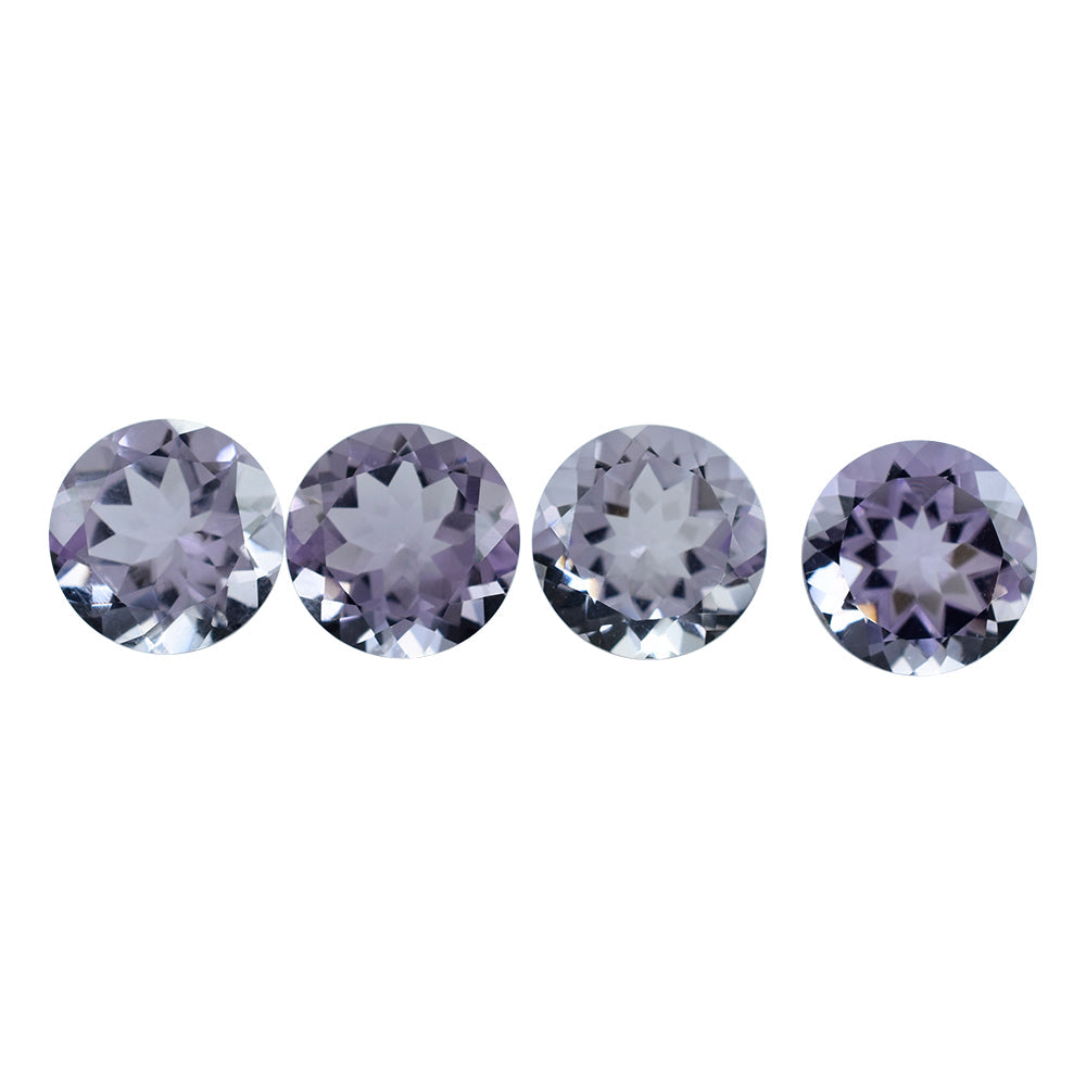 AMETHYST PINK ROUND CUT (AA/CLEAN) 12.00X12.00 MM 5.39 Cts
