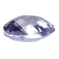 PINK AMETHYST CHECKER CUT BRIOLETTE HEART (AA\CLEAN) 11.00X11.00 MM 3.78 Cts.
