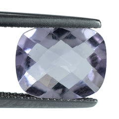 AMETHYST PINK CUSHION CHECKER CUT (AA/CLEAN) 12.00X10.00 MM 3.48 Cts