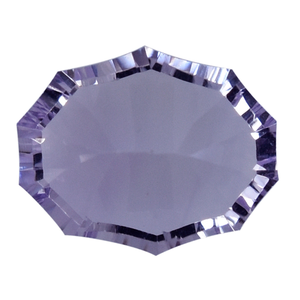 PINK AMETHYST CONCAVE CUT OVAL (A\CLEAN) 11.00X9.00 MM 3.20 Cts.