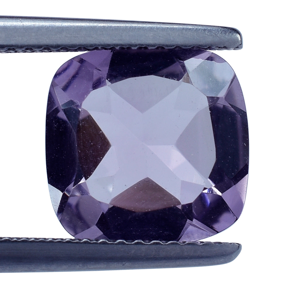 PINK AMETHYST CUT CUSHION (AA\CLEAN) 10.00X10.00 MM 3.25 Cts.