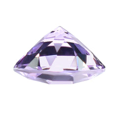 PINK AMETHYST CHECKER CUT ROUND (A\CLEAN) 10.00X10.00 MM 3.21 Cts.