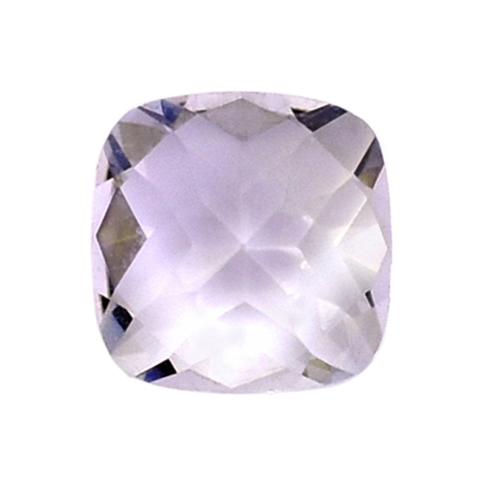 PINK AMETHYST CHECKER CUT CUSHION (A\CLEAN) 8.00X8.00 MM 1.95 Cts.