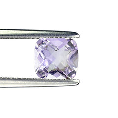 PINK AMETHYST CHECKER CUT CUSHION (A\CLEAN) 8.00X8.00 MM 1.95 Cts.