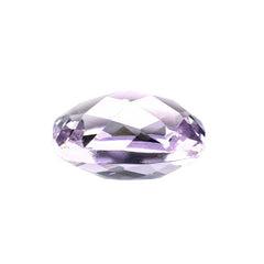 PINK AMETHYST ONE SIDE TABLE CUT & ONE SIDE CHECKER CUT ANTIQUE CUSHION (A\CLEAN) 12.00X12.00 MM 6.46 Cts.