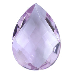 AMETHYST PINK PEAR CHECKER BRIOLETTE (AAA/CLEAN) 14.00X10.00 MM 4.21 Cts
