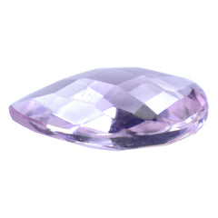 AMETHYST PINK PEAR CHECKER BRIOLETTE (AAA/CLEAN) 14.00X10.00 MM 4.21 Cts