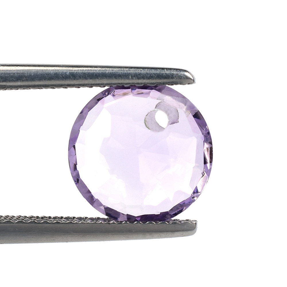 PINK AMETHYST ROSE CUT BRIOLETTE ROUND (AA\CLEAN) 10.00X10.00 MM (FDL_1.70_RD) 3.14 Cts.