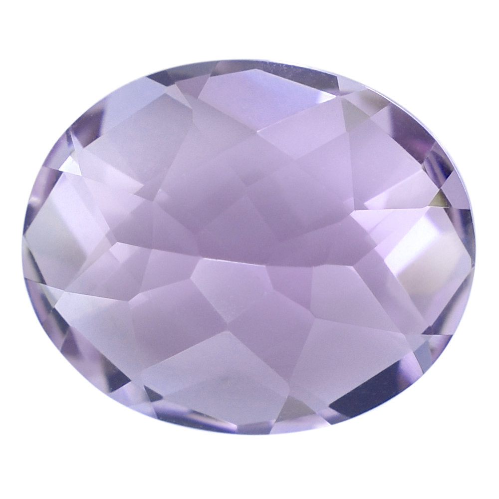 AMETHYST PINK OVAL CHECKER (A/CLEAN) 12.00X10.00 MM 4.24 Cts