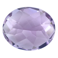 AMETHYST PINK OVAL CHECKER (A/CLEAN) 12.00X10.00 MM 4.24 Cts