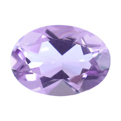 AMETHYST PINK OVAL CUT (AA/CLEAN) 7.00X5.00 MM 0.71 Cts