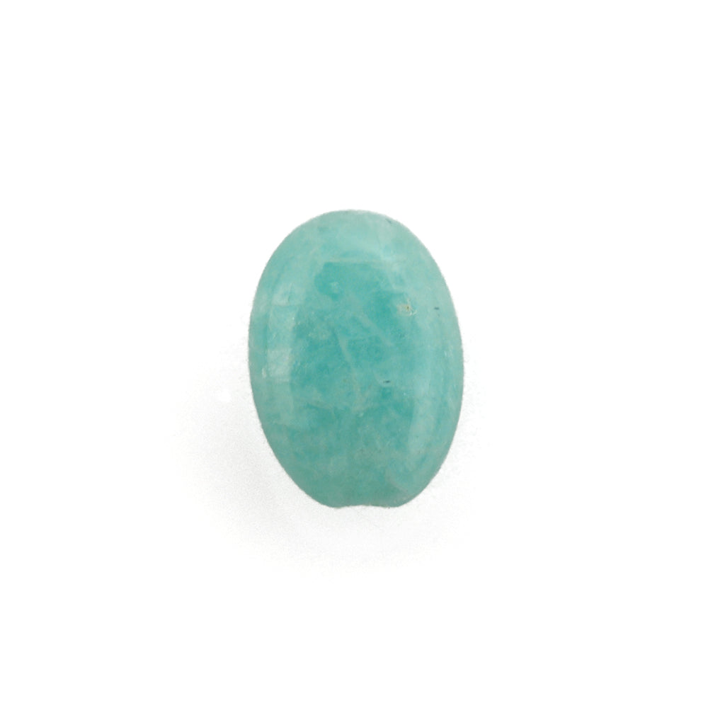 BLUE AMAZONITE PLAIN TUMBLE (FULL DRILL) 6X4MM 0.57 Cts.