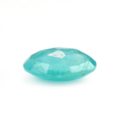 BLUE AMAZONITE ONE SIDE TABLE CUT & ONE SIDE ROSE CUT ROUND 10MM 2.31 Cts.