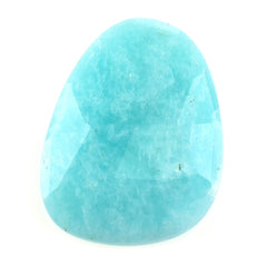 AMAZONITE ROSE CUT BRIOLETTE PEARISH 20X15MM 7.79 Cts.