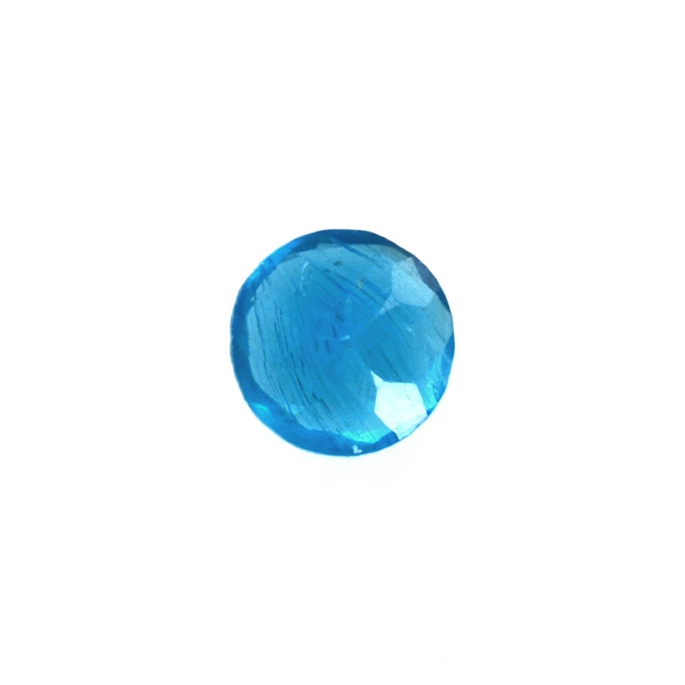 NEON BLUE APATITE CUT ROUND 2MM 0.03 Cts.